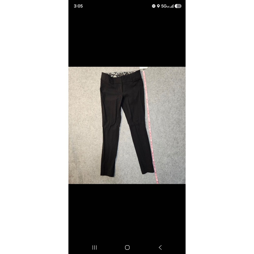 Maurices Womens Black Skinny Dress Pants Low Rise Work Trousers Size 0/1 Short - Picture 8 of 12